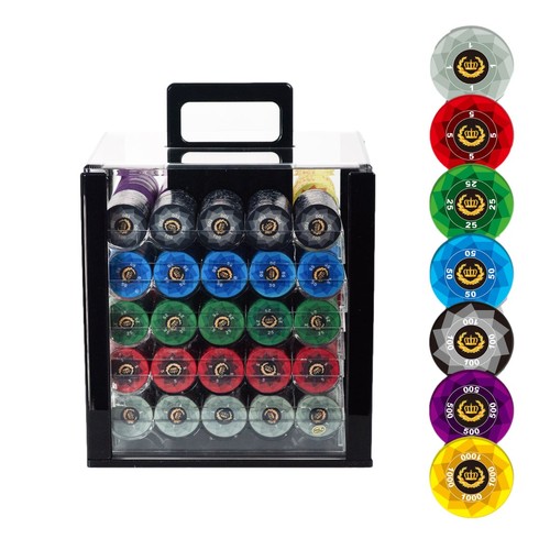 Mrc poker 1000pcs laurel crown - 1000pcs,